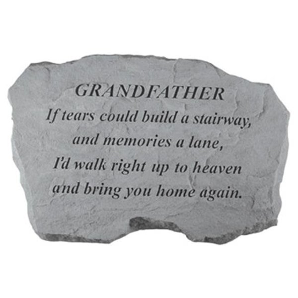 Kay Berry Inc Kay Berry- Inc. 97320 Grandfather-If Tears Could Build A Stairway - Memorial - 16 Inches x 10.5 Inches x 1.5 Inches 97320